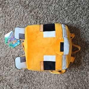 Minecraft Fox Plush Backpack Bag Mojang Studios